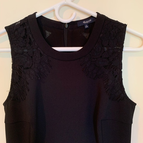 Black Madewell dress sz 0 - Picture 3 of 6